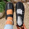 Sandali Estivi Artigianali Vintage Traforati per Donna, Scarpe Morbide da Mamma, Scarpe Casual da Donna con Velcro