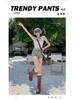 Women's High-Waisted A-Line Denim Shorts - Spring/Summer Elastic Style for Outerwear, Super Short and Trendy