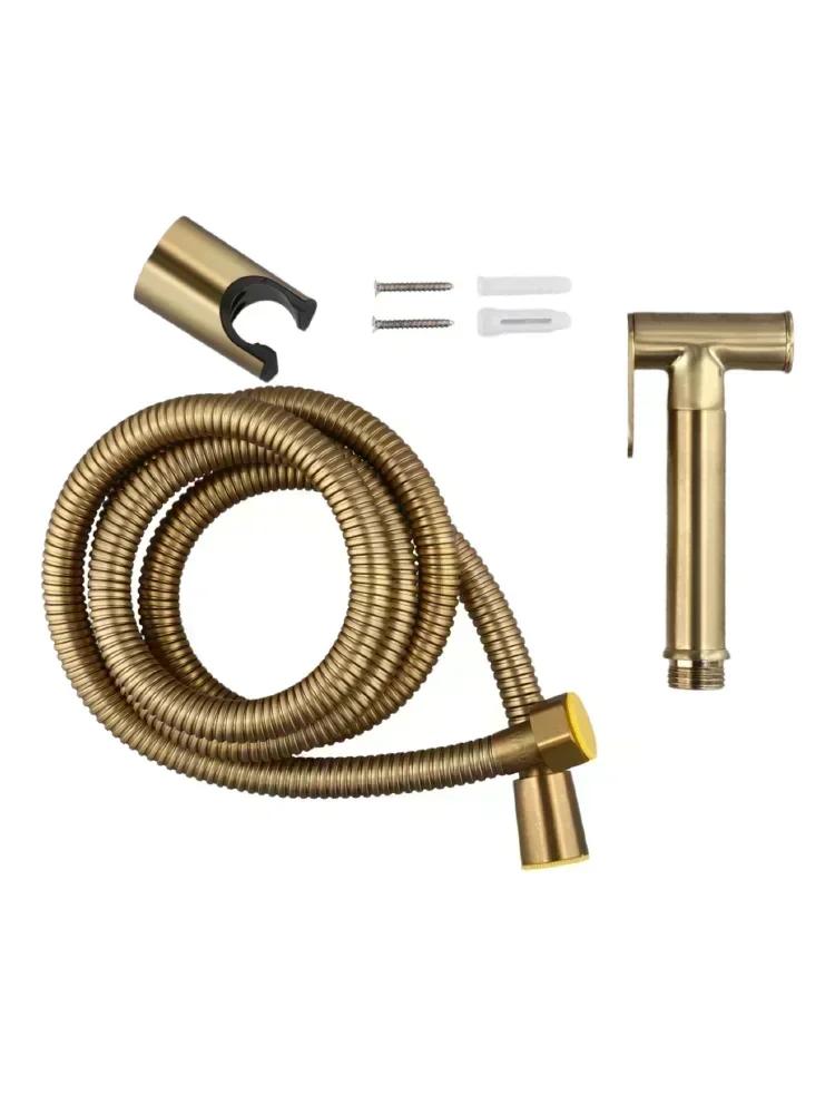 Bathroom Bathroom Sprayer Set Brass Bidet Sprayer High Quality Brass Multipurpose Spray Kit Rust Resistant For Bathroom Use