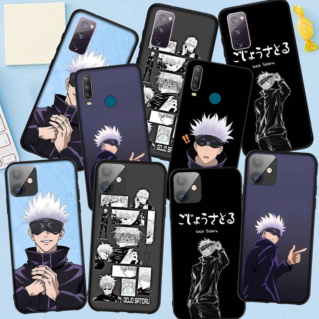 Pouzdro na telefon pro Samsung Galaxy S25 S23 S22 S24 Ultra FE A05 A06 A15 A16 A36 A37 A35 A54 A55 A56 A57 A25 A26 A53 Komiksy Jujutsu Kaisen Gojo Satoru Kryt