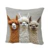Modern Vintage Alpaca Print Zippered Pillowcase