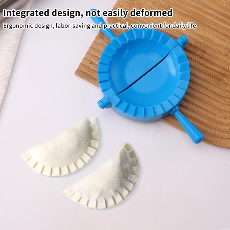Manually Dumpling Maker Mold With Handle Dough Press Durable Plastic Multi-Color For Dumplings Cookies Pastry-Easy Use Kitchen