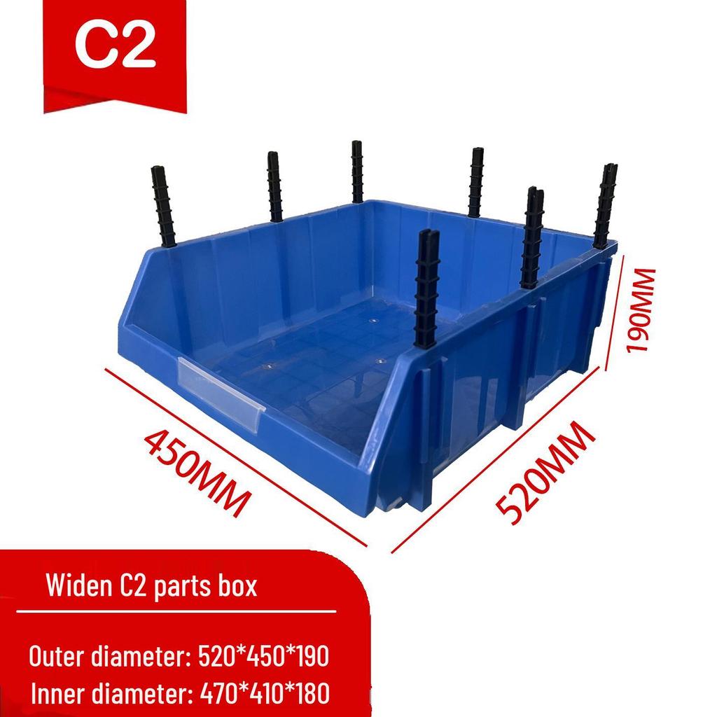 Slanted Mouth Plastic Storage Box for Screws and Tools – Classified Component Shelf
