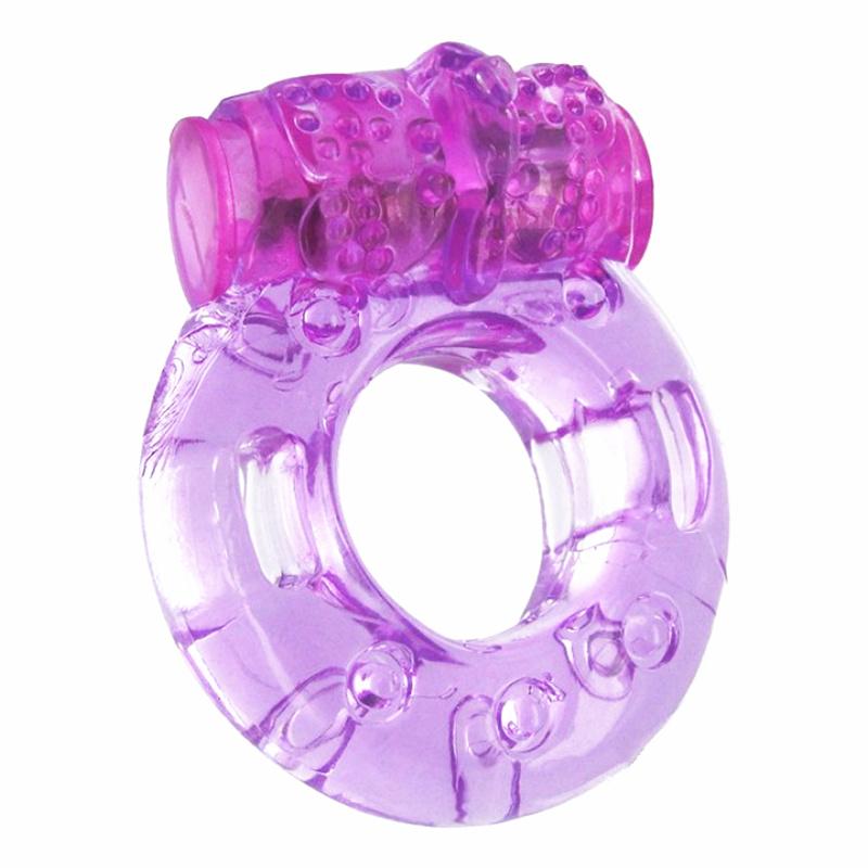 Finger Ring Vibrator Elastic Silicone Penis Vibrating Clitors Massager Cockring Toy Sex Toys,Adult Products for men