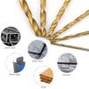 Fresh 480 Pcs Titanium Drill Bit Set HSS Drill Bits For Metal, Steel, Wood, Plastic, Copper, Aluminum Alloy, 1Mm To 3.5Mm