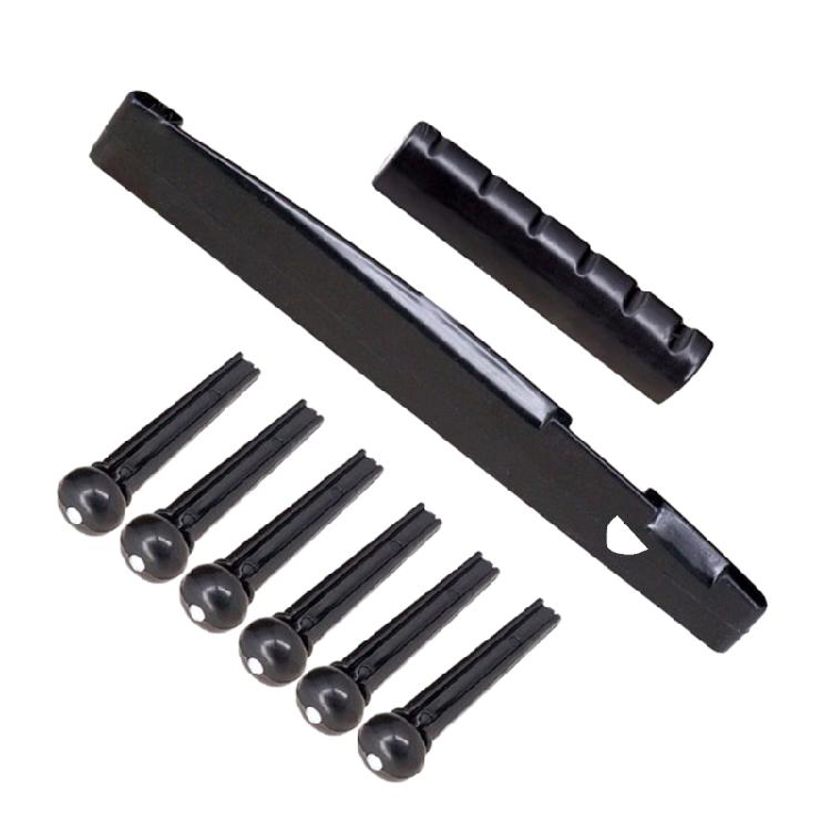 Акустический Струнодержатель Пластиковый Набор Гитарных Аксессуаров для 6-струнной Гитары Замена