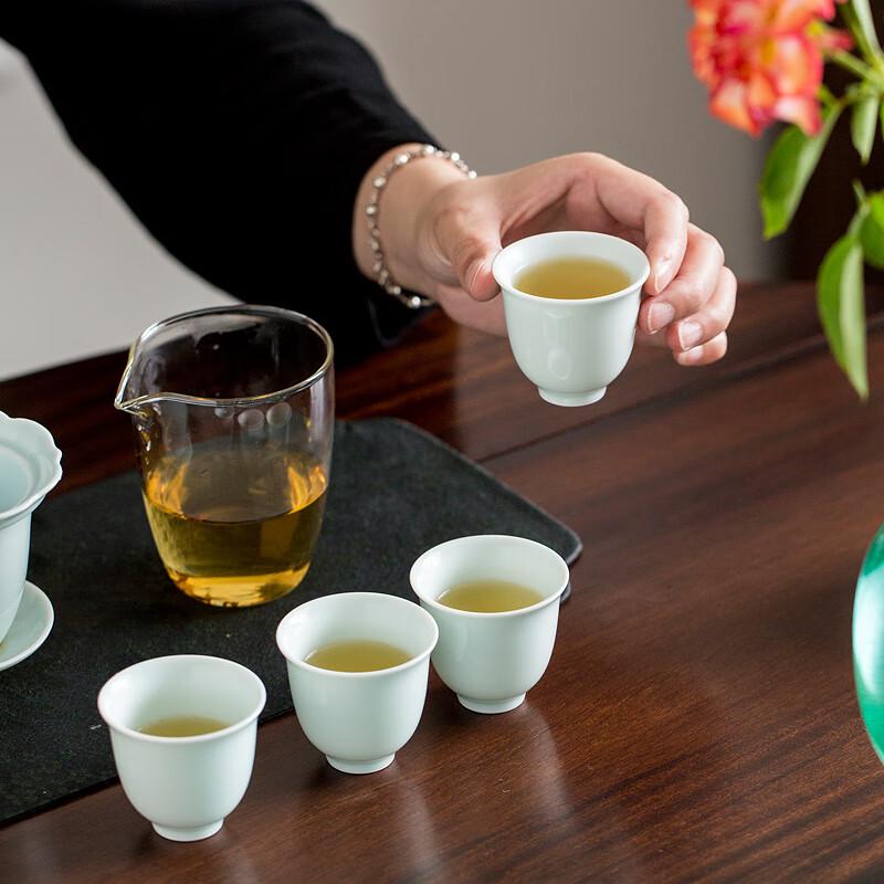 Fangran Auspicious Persimmon Ceramic Teaware Set