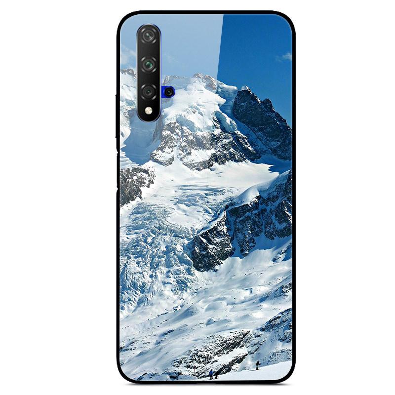 For Huawei Nova 5T Case Tempered Glass Cover 3D Cat Printing Case For Huawei Nova 5T 2019 5 T Phone Case For Huawei Nova5T Cover