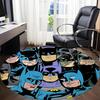 1 szt. Okrągły dywanik Batman Heroes Office, Pod krzesła biurowe, Sypialnia, Salon, Wystrój domu, Dekoracja pokoju, Dostępny w różnych rozmiarach