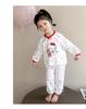 Girls Ice Silk Princess Pajamas Cute Cat Print Summer Air Conditioner Clothes Spring Autumn Thin Kids Home Sleepwear