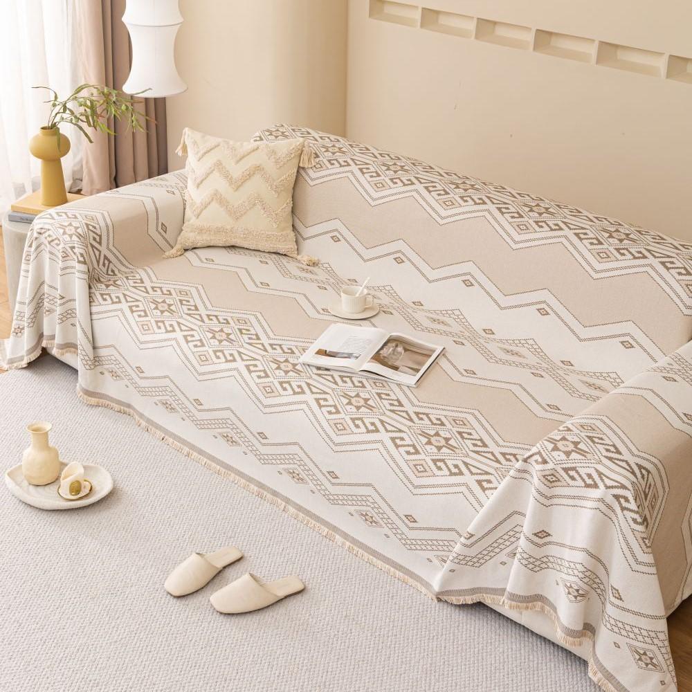 

Чехол на подушку для дивана в скандинавском богемном стиле, двусторонний чехол для дивана, чехол для дивана, универсальный чехол для дивана с защитой от кошек 1.2.3.4, одеяло для сиденья 180X130