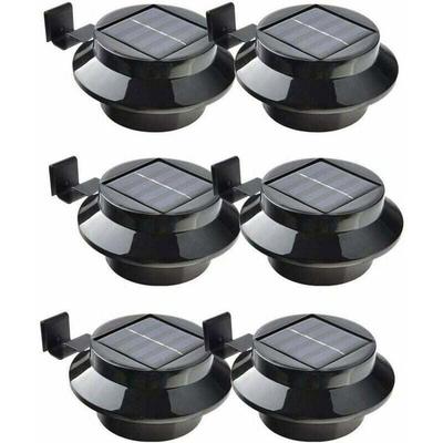 Solar LED Lamp - TANDE - Set of 6 - Black - Outdoor Lighting - Energy Saving