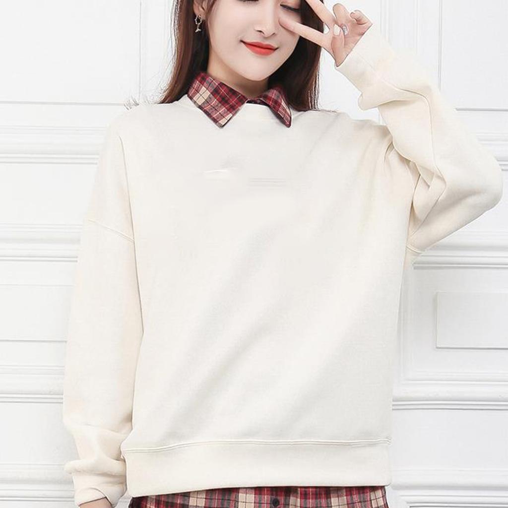 Checked False Collar for Lady Winter Detachable Lapel Faux Collar Half Blouse Collar Fashion Shirt Sweater Accessories