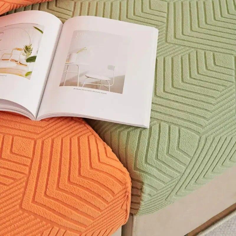 Minimalist Sofa Protective Cover Universal All-inclusive Couch Slipcover Stretch Chaise Longue Cushion Covers