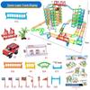 Seven-Layer Electric Train Track Toy: Educational Racing Car Assembly for Kids - Perfect Gift for Boys with Level-Crossing Feature
