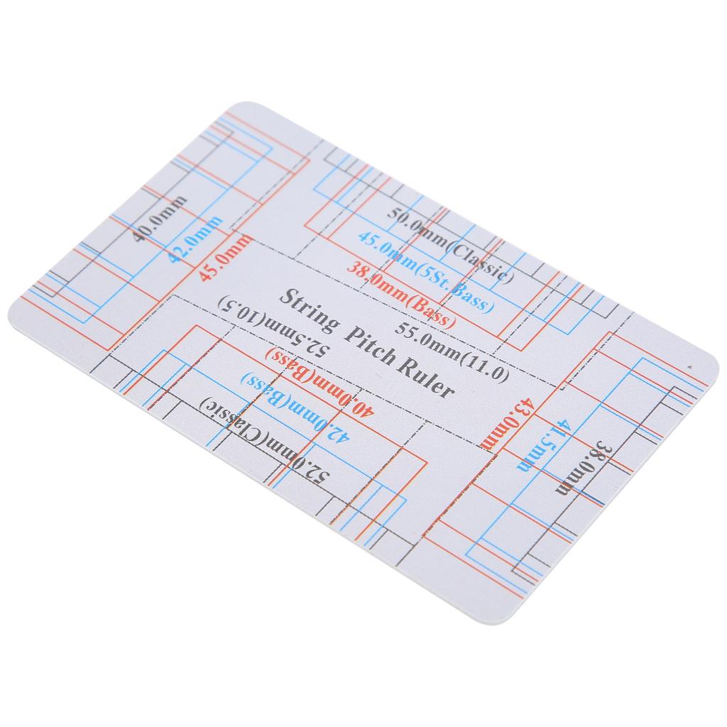 String Action Gauge Ruler Measuring Repair Set Up Tool Kit Electric Bass Acoustic Guitar