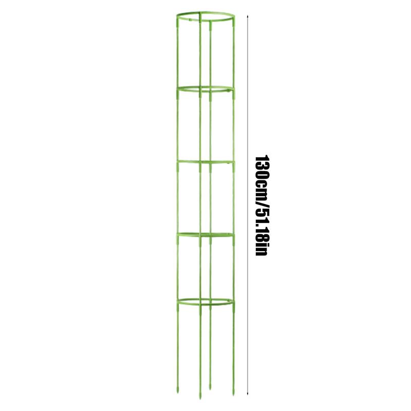 Trellis for Climbing Plants Stackable Plant Grid Frame with Fiberglass Tube Decorative Plant Support Supplies with Round Top