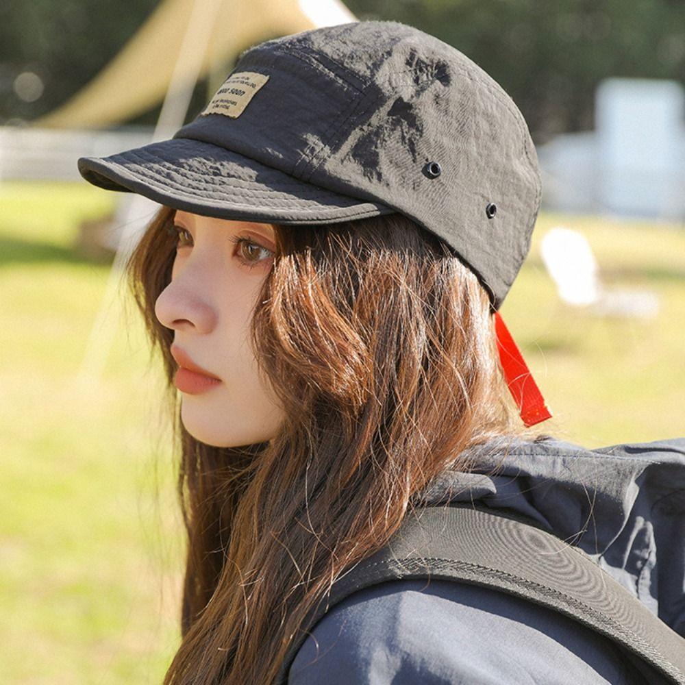Japanese Casual Peaked Cap Breathable Quick-Drying Baseball Cap Short Brim Baseball Cap  Women