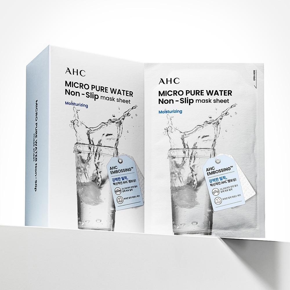 Ahc Micro Pure Water Adhesive Mask Sheet 33ml 10 Sheets