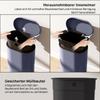 30 L Modern Curved Kitchen Bin - Grey