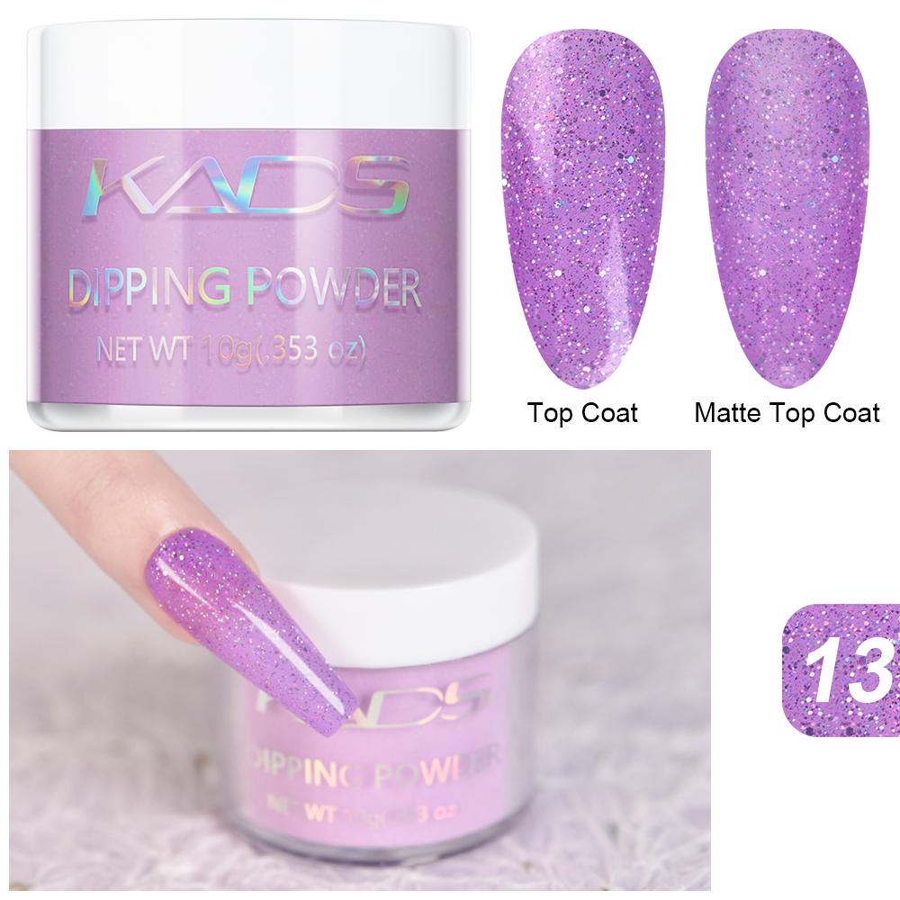 kads 10g Nail Glitter Dipping Powder 40 Colors Can Choose Nail Art Dip Powder Nude French Nail Salon