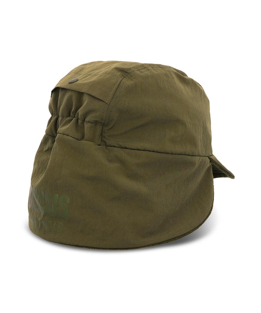 DISCUS ATHLETIC Logo Fleece Ear Flap Cap Khaki