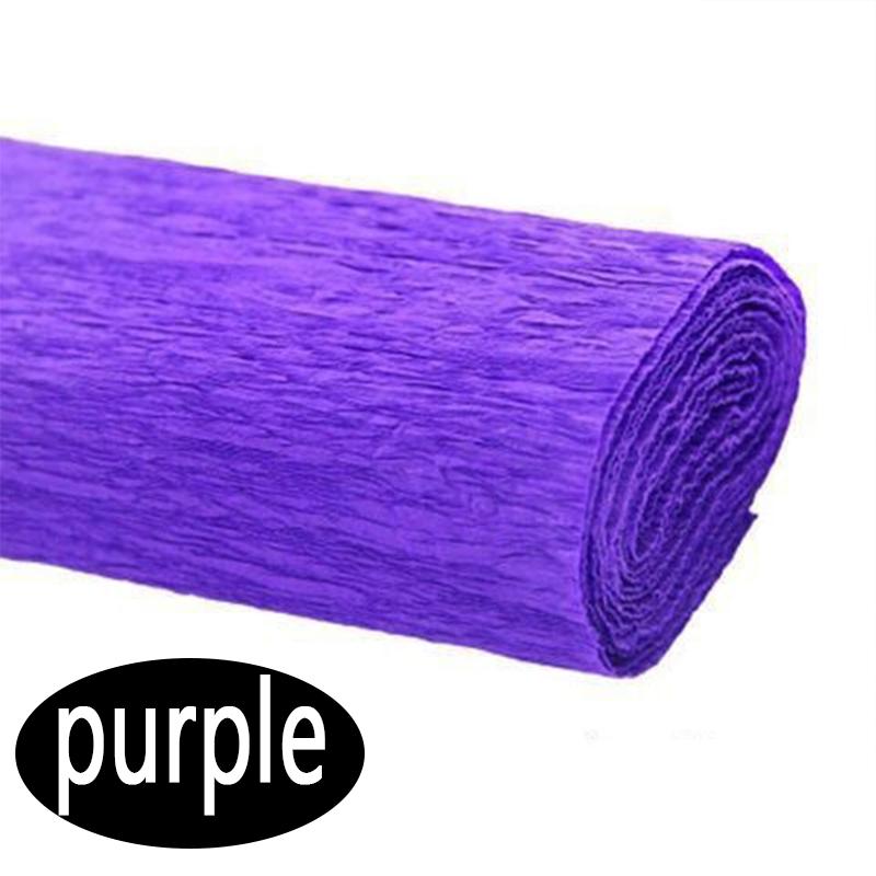 Craft Paper Rolls Crepe Origami Crinkled Crepe Pape Flower Home Decoration Wrapping Gift  DIY Art Supplies School Project ZSZ011
