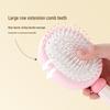 Fluffy Cushion Brush: High Skull Massager & Curl/Straight Comb
