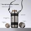 XIMX Pure Titanium Travel Thermos Bottle 600ml