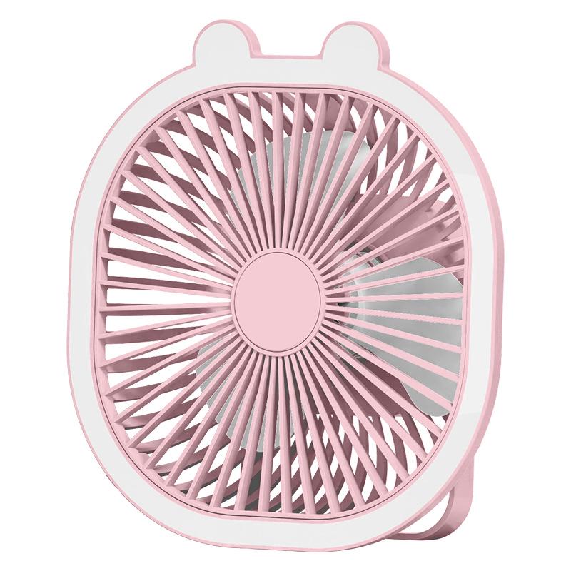 2026 USB Cartoon Desktop & Wall-mounted Fan for Home, Dorm, or Travel