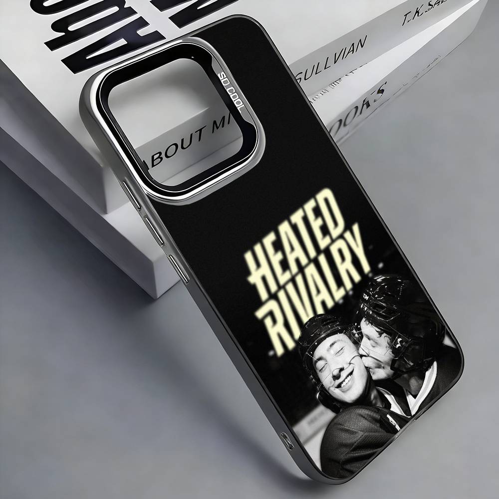 

H-Heated Rivalry Colorful Silver Back Phone Case For IPhone 17 16 15 14 13 12 11 Plus Pro Max Plus iPhone17PRO