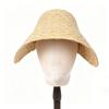 Natural Woven Straw Bonnet Hat Decorative French Style Wide Brimmed Sun Hat For Outdoor Garden Party Photography