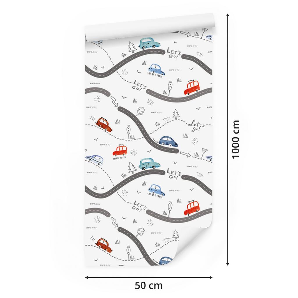 Cars wallpaper for living room and bedroom 50x1000