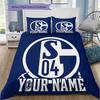 Sport Icon Custom Name Pattern Bedding Quilt Set Quilt Cover Pillowcase Home Birthday Gift(1 * duvet cover + 2 * pillowcase, without core)