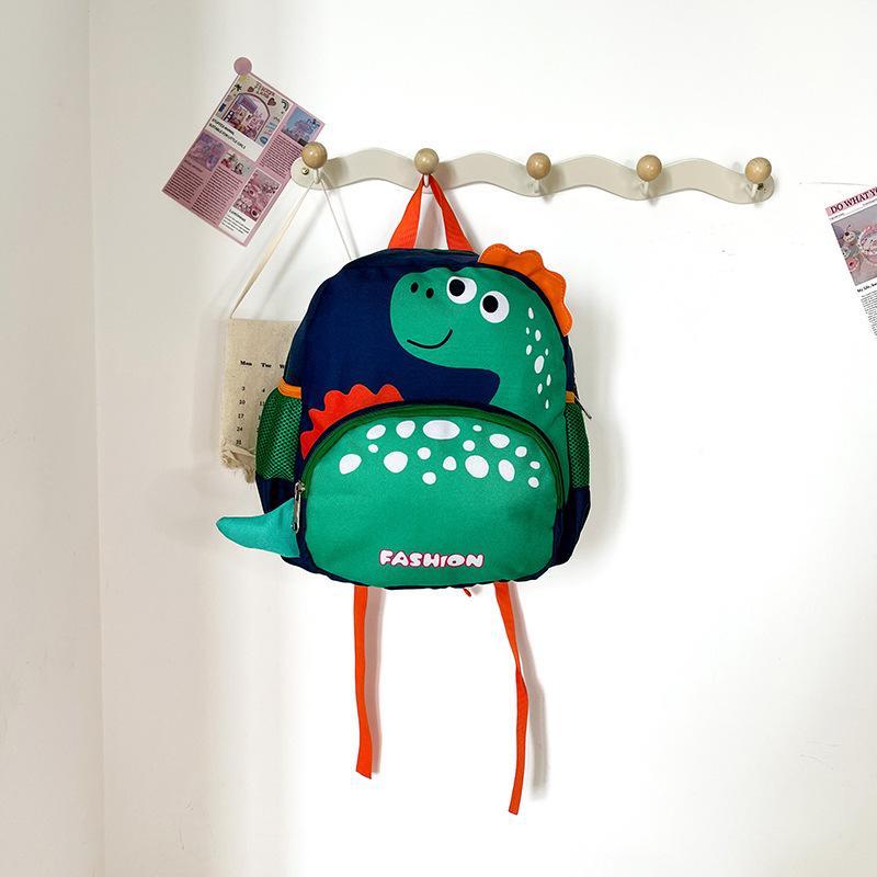 Anti-Lost Children'S Schoolbag Cartoon Dinosaur Kindergarten Children'S Lightweight Backpack Boys And Girls Travel Bag