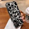 For iPhone 16 Pro Max Luxury Plating Magsafe Magnetic Flash Diamond Leopard Print Phone Case For iPhone 13 14 15 Plus Lens Cover