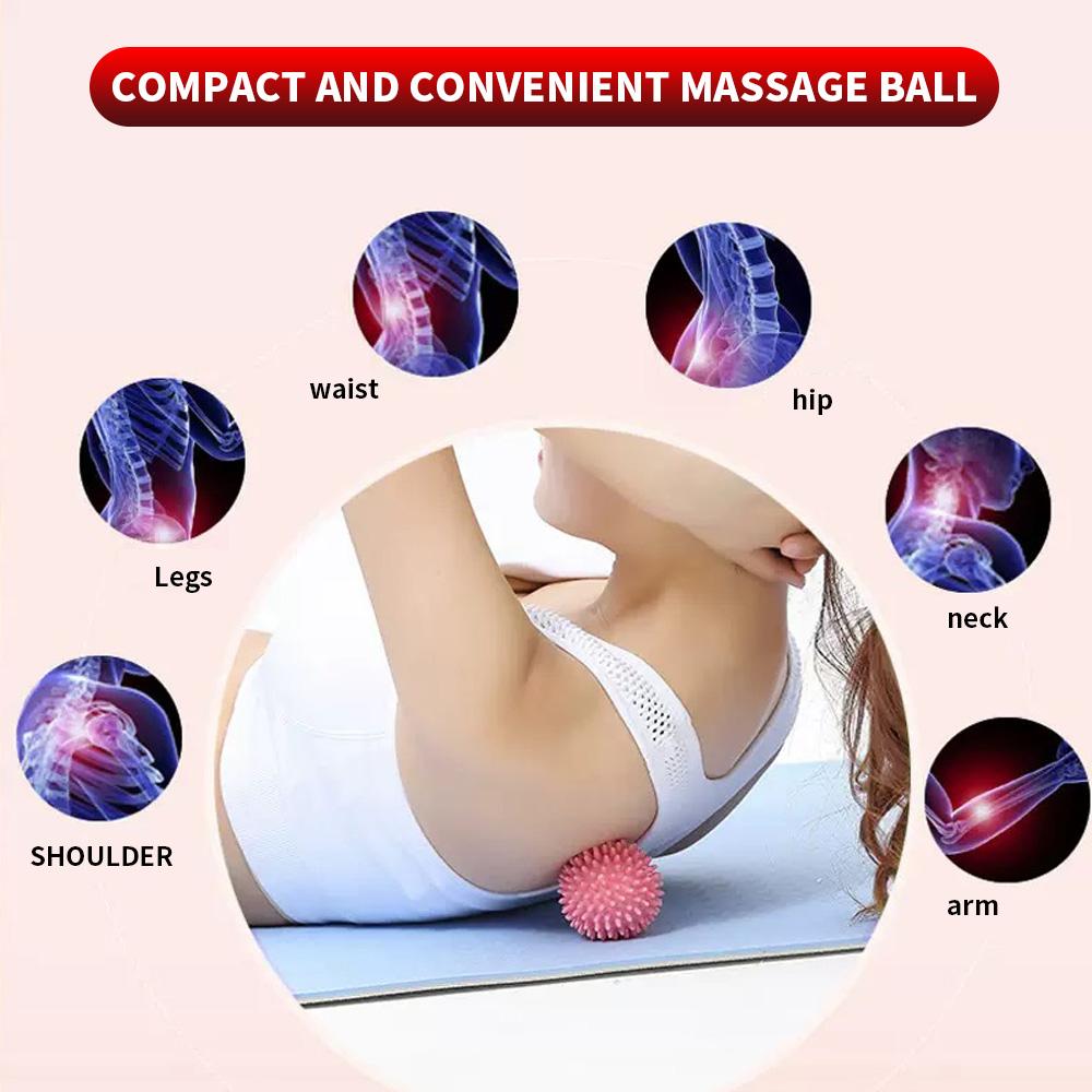 4PCS/2PCS/1PC hedgehog massage ball, PVC spine massager, used for full body stimulation, durable fitness and sports accessories