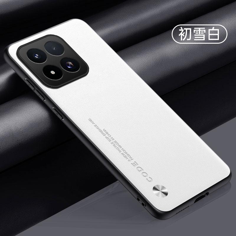 For Xiaomi 17 Case Fashion PU Vegan Leather Silicone Phone Cover For Mi 17 Shell New Model Non-Slip Shockproof Bumper