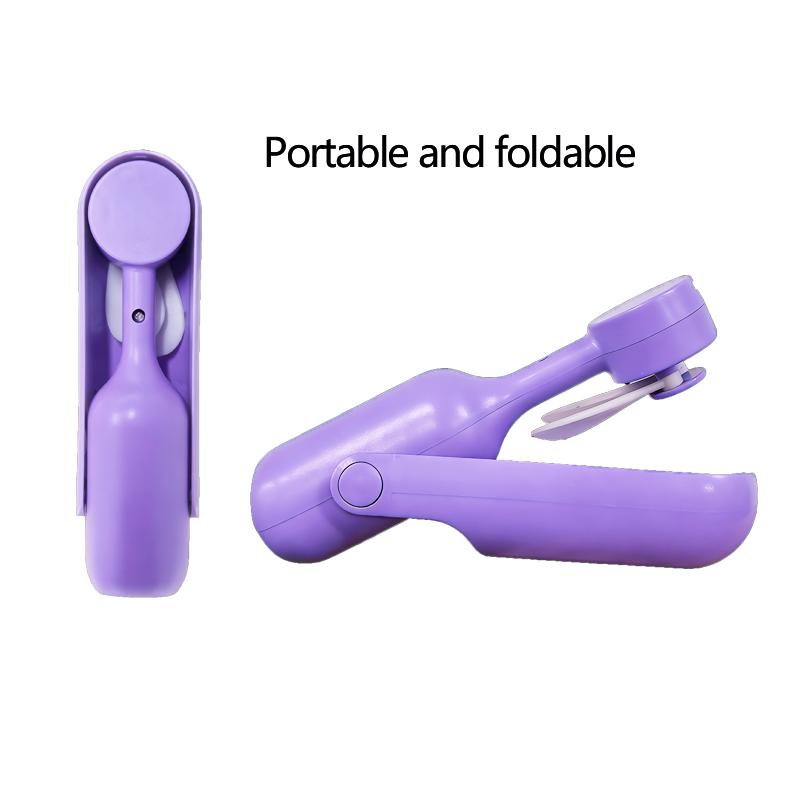 USB Charging Portable Small Fan, Foldable Handheld Eyelash Fan, Portable Mini Fan, Suitable for Office, Outdoor and Travel