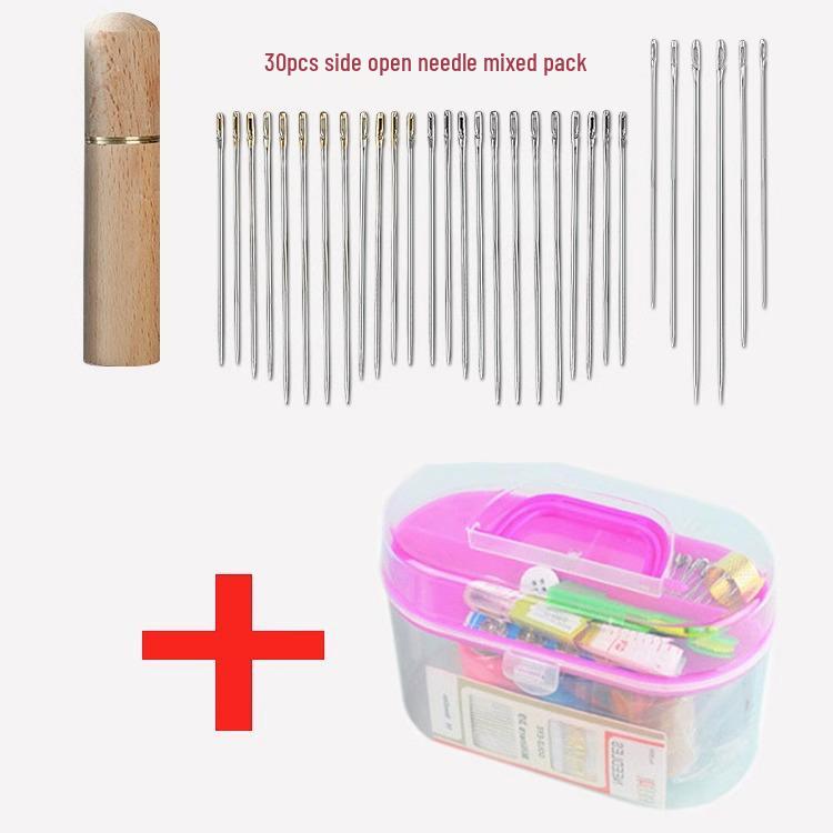 Elderly-Friendly Threadless Sewing Needles for Handmade Clothes