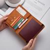 Travel Passport Holder Waterproof PU Leather Passport Cover with Card Slots Portable Document Organizer for Men Women Trip