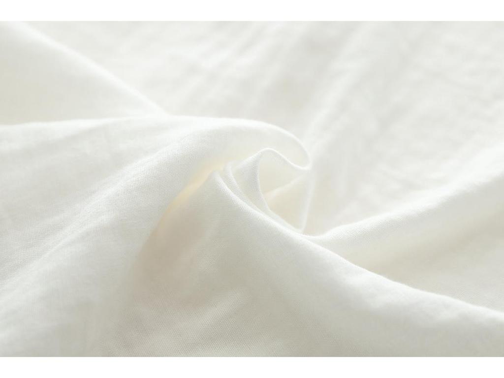 Pure Cotton Pointed Collar Long Sleeve Double Gauze Women's Shirt - Versatile Spring/Autumn Style