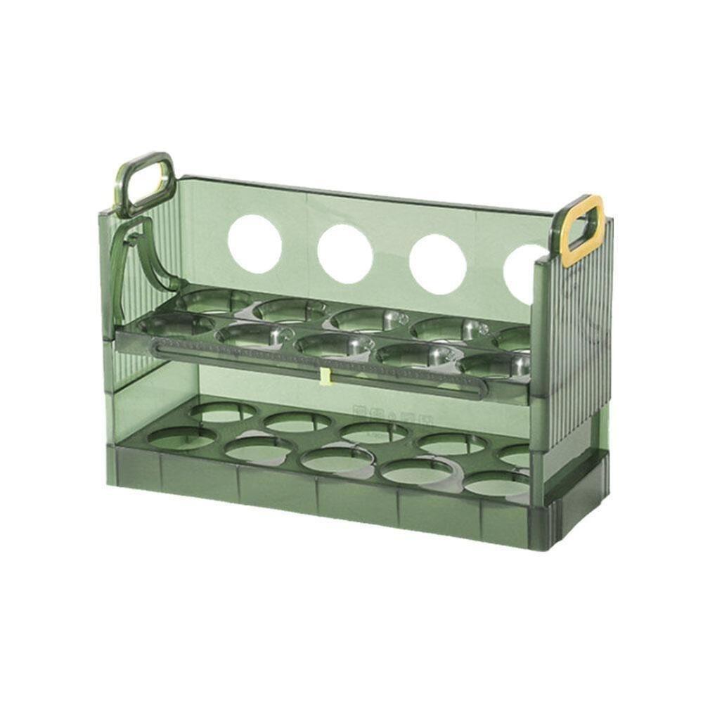 30/20 Grid Egg Tray Flippable Egg Dispenser New Refrigerator Egg Storage Box  Kitchen Storage