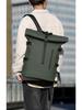 Men's Fashionable Roll-Up Backpack, Large Capacity Travel & Laptop Bag, Schoolbag for College Students