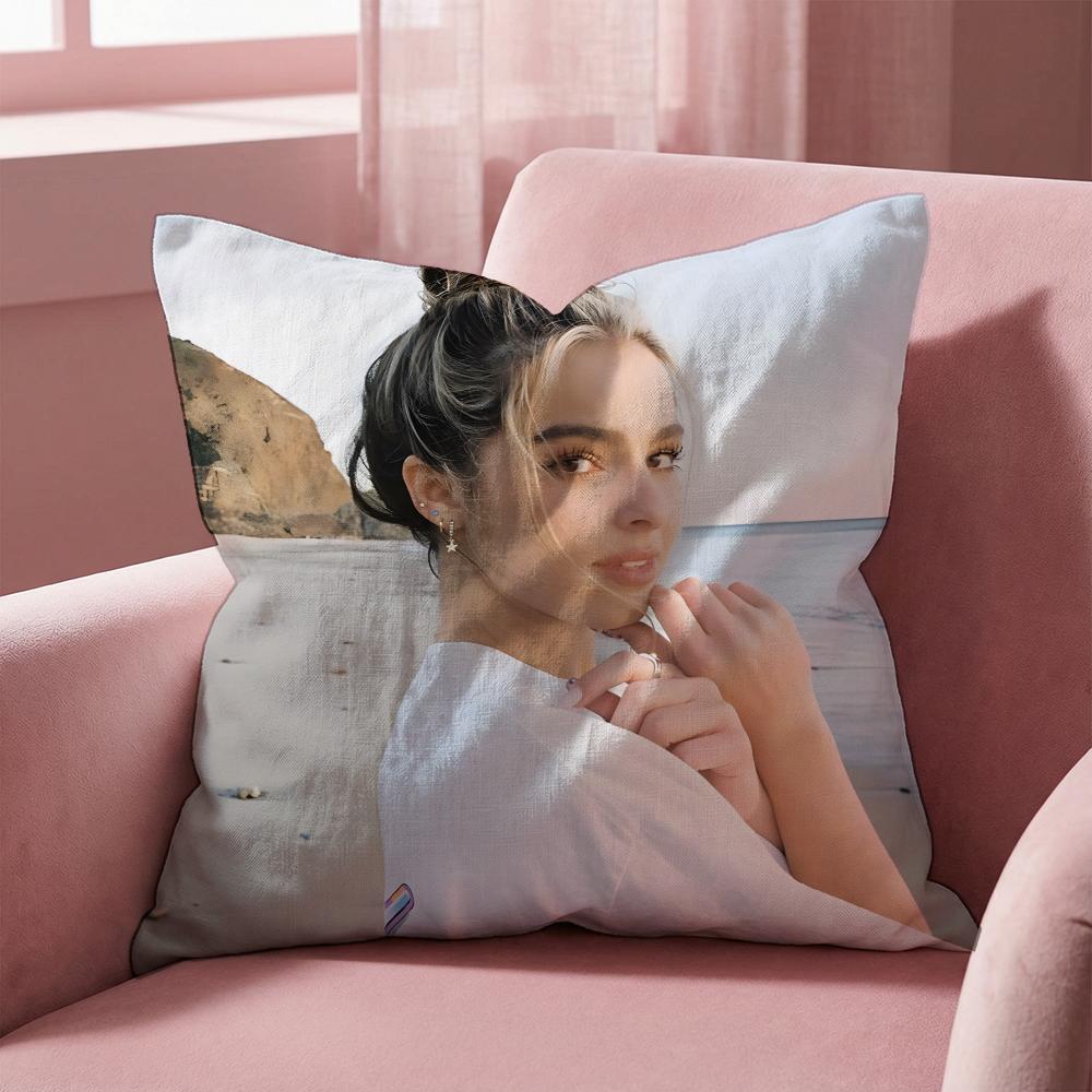 Addison Rae Cushion Cover Multi-Scene Pillow Cover for Home & Car - Reversible, Soft & Durable for Daily Use