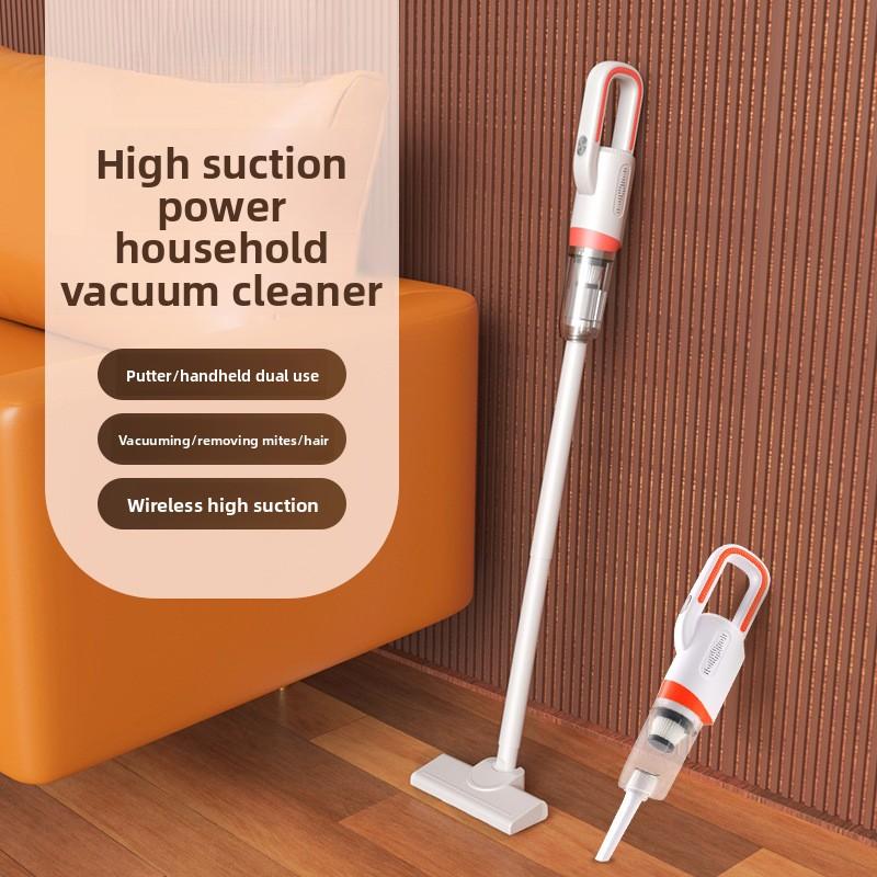 Wireless Charging Vacuum Cleaner Household Handheld Large Suction Cleaning Dust Removal Instrument Portable Small Vacuum Cleaner