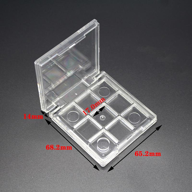 9 Grids Palette Eye Makeup Storage Box Empty Eyeshadow Dish Diy Eyeshadow