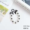 Summer Small Clear Bowknot Phone Chain Beaded Creative Crack Beads Car Hanging Decoration Cute Girl Blind Box