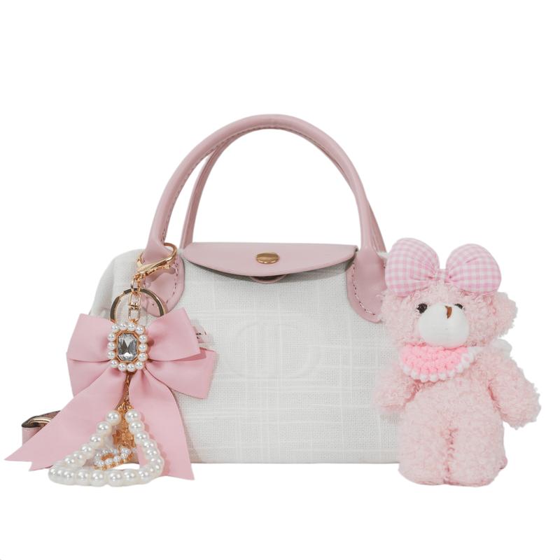 DIOR Bag [Customized Cosmetic Bag] Canvas Galle Bear Simple Niche High-end Trend Commuting Exquisite Fashion Versatile Cute Style Fabric Regenerated