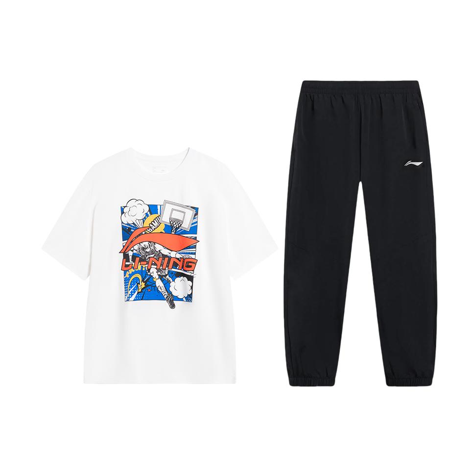 Li Ning Sports Fashion Collection Casual Sportswear Men s AHSU805-2+AYKT415-1 2XL